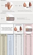 Image result for Ladies Ring Size Chart Printable