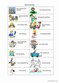 Image result for What Are They Doing Worksheet