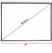 Image result for 100 Projector Screen Size