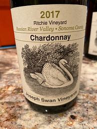 Image result for Joseph Swan Chardonnay Ritchie