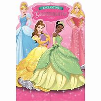 Image result for Princess Birthday Cards