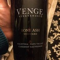 Image result for Venge Cabernet Sauvignon Bone Ash