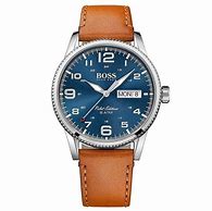 Image result for Hugo Boss Watch Brown Leather Strap