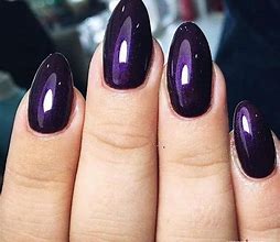 Image result for Dark Purple Nail Polish