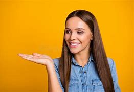 Image result for A Girl Advertising a Cloth and Smiling