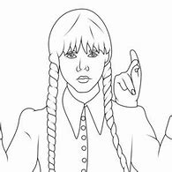 Image result for Wendsday Coloring Pages
