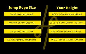 Image result for Jump Rope Sizes