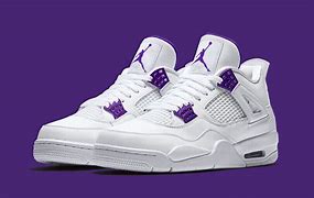 Image result for Air Jordan 4 Court Purple