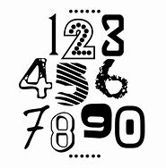 Image result for Number Designs Fonts