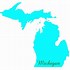 Image result for Michigan Blank Map