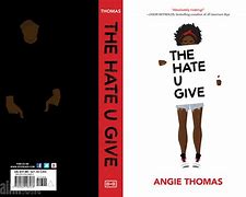 Image result for The Hate U Give Angie Thomas Book Spine