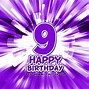 Image result for Happy 9th Birthday Background