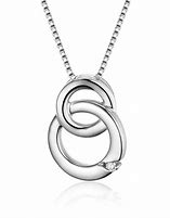 Image result for Silver Two Ring Necklace