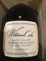Image result for William Cole Cabernet Sauvignon Small Lot Series