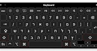 Image result for Hebrew Keyboard Virtual