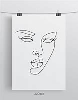 Image result for Art Abstract Woman Face Outline