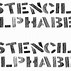 Image result for Block Letter Stencil Font
