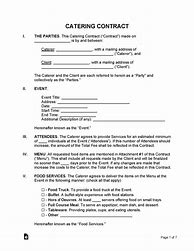 Image result for Food Contract Proposal Format