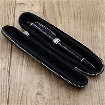 Image result for Leather Pen Holder Black