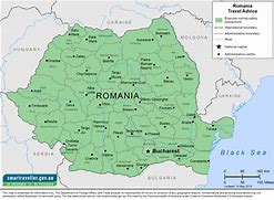 Image result for Romania Map with Cities