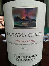 Resultat d'imatges per a Terredora di Paolo Lacryma Christi del Vesuvio Rosso