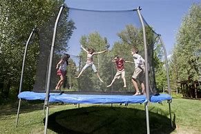 Image result for Kids Playing Trampoline