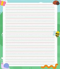 Image result for Printable Kids Lined Writing Paper