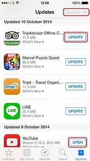 Image result for Update App On iPhone