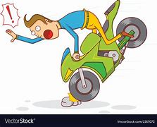 Image result for Motorcycle Accident Cartoon