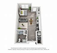 Image result for 200 Square Feet Apartment Layout