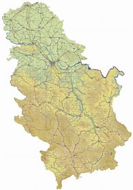 Image result for Reljefna Karta Srbije