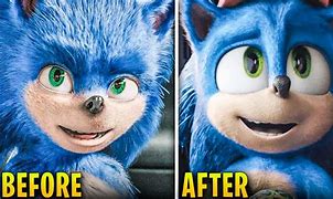 Image result for Sonic Before and After Redesign
