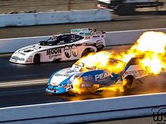 Image result for John Force Funny Car On Fire