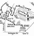 Image result for Santa Anita Race Track Parking Map