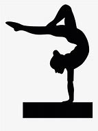 Image result for Gymnastics Silhouette Beam Clip Art