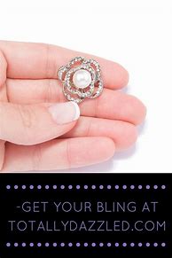Image result for Rhinestone Flower Buttons