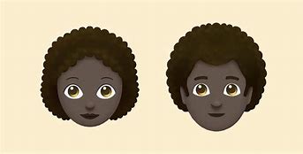 Image result for Natural Hair Emoji