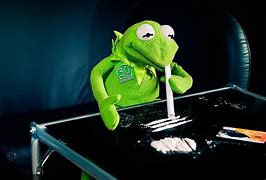 Image result for Kermit the Frog Holding a Gun