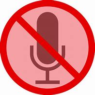 Image result for Muted Microphone