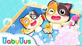 Image result for Baby Bus Kitten Bath