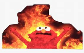 Image result for Elmo On Fire Emoji