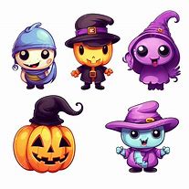 Image result for Halloween Cartoon Faces