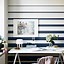 Image result for Horizontal Striped Wallpaper in a Foyer