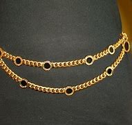 Image result for Women's Gold Chain Belt