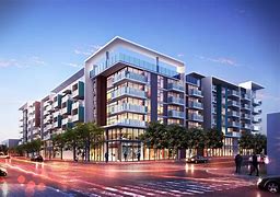 Image result for Apartment Exterior with Store