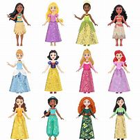 Image result for Disney Princess 3 Inch Mini Dolls Merida