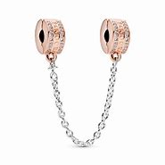 Image result for Pandora Rose Gold Safety Chain