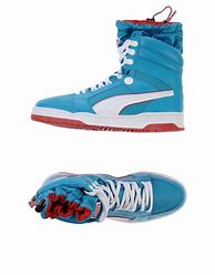 Image result for High Top Blue Puma Sneakers