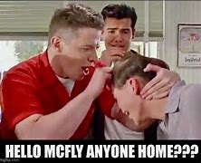 Image result for Back to the Future Biff Meme