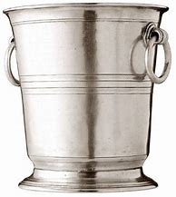 Image result for Vintage Pewter Champagne Bucket